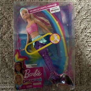 Barbie Dreamtopia Sparkle Lights Mermaid Doll - YouTube for kids